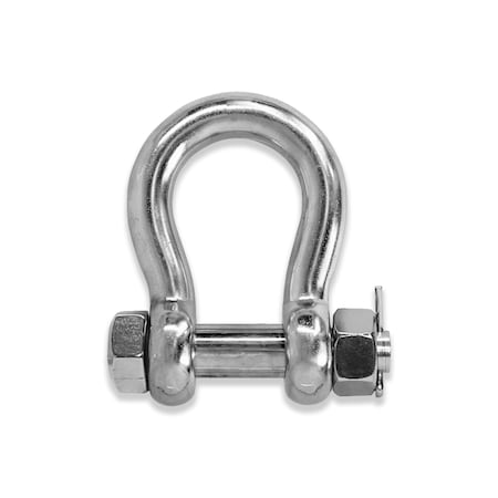 Aztec Lifting Hardware Shackle Anchor 3/8 Safety Bolt SS304 SSBT38